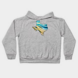 Texas beach Kids Hoodie